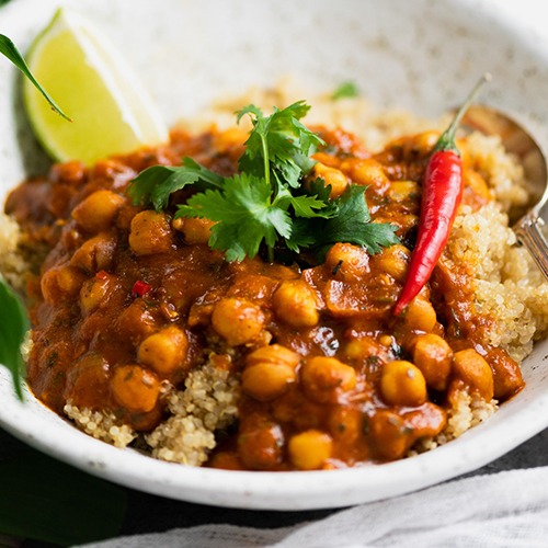 Curried Chickpeas